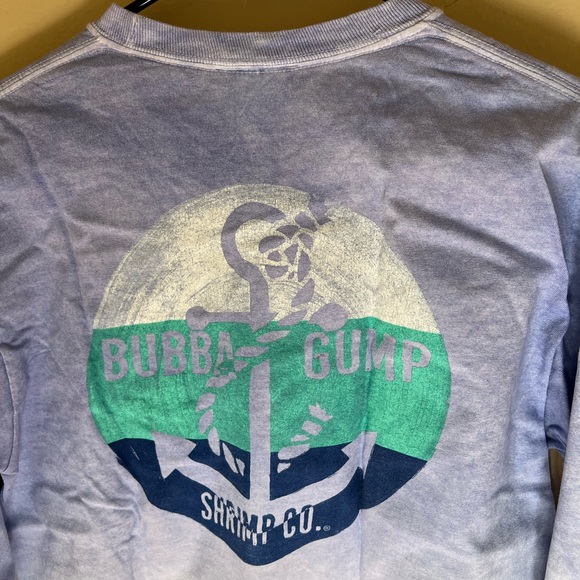 ⚪️GILDAN: Women’s size M, blue/white ombre, Bubba Gump Shrimp long sleeve shirt. - Picture 10 of 10
